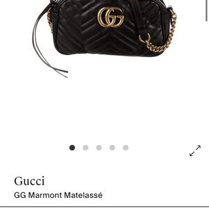 Gucci Black Toiletry Bag with Soft Lining and Dark Zipper